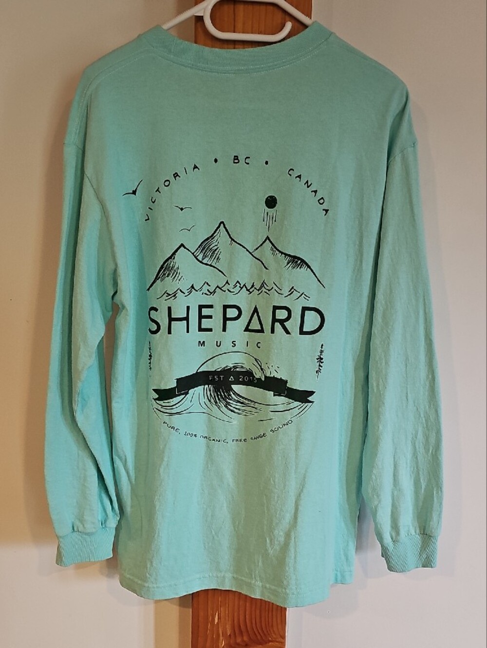 Vintage Mint Shepard Music Long Sleeve Tee